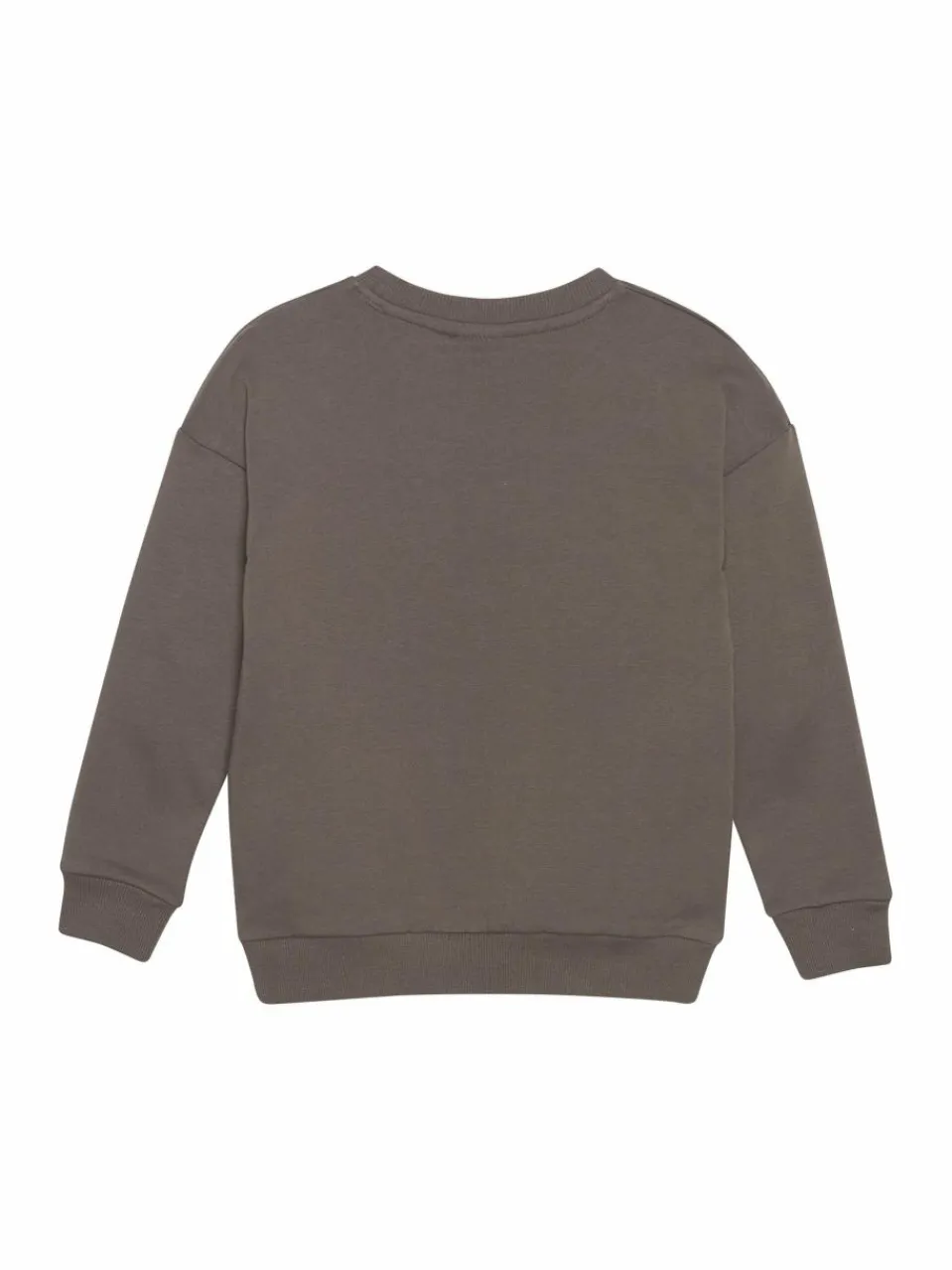 En Fant Jungen<Jungen Rundhalspullover braun uni