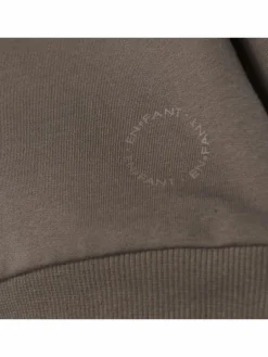 En Fant Jungen<Jungen Rundhalspullover braun uni