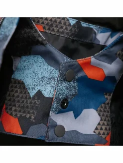 ColorKids Jungen<Jungen Skijacke blau gemustert