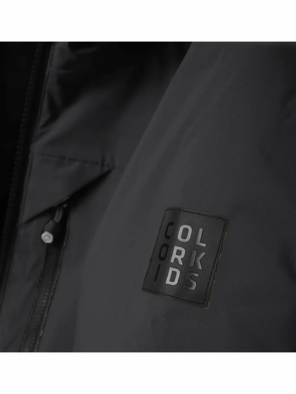 ColorKids Jungen<Jungen Skijacke schwarz uni