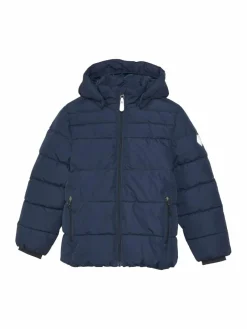ColorKids Jungen<Jungen Steppjacke blau strukturiert
