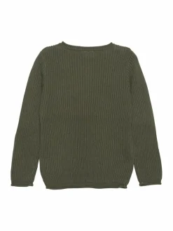 Minymo Jungen<Jungen Strickpullover oliv uni