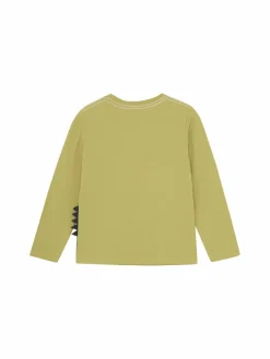 Minymo Jungen<Jungen Sweater - MIT-shirt gelb bedruckt