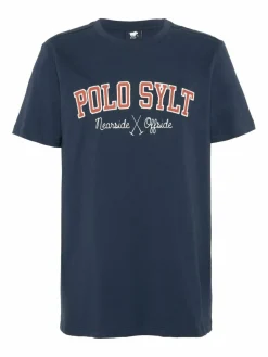 Polo Sylt Jungen<Jungen T-Shirt marine blau bedruckt