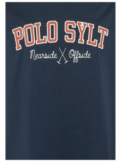 Polo Sylt Jungen<Jungen T-Shirt marine blau bedruckt
