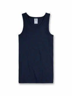 Sanetta Jungen<Jungen Unterhemd 3er Pack blau uni