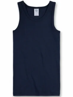 Sanetta Jungen<Jungen Unterhemd 3er Pack blau uni