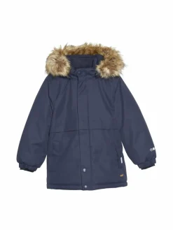 Minymo Jungen<Jungen Winterjacke blau uni