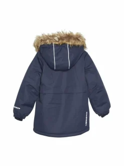 Minymo Jungen<Jungen Winterjacke blau uni