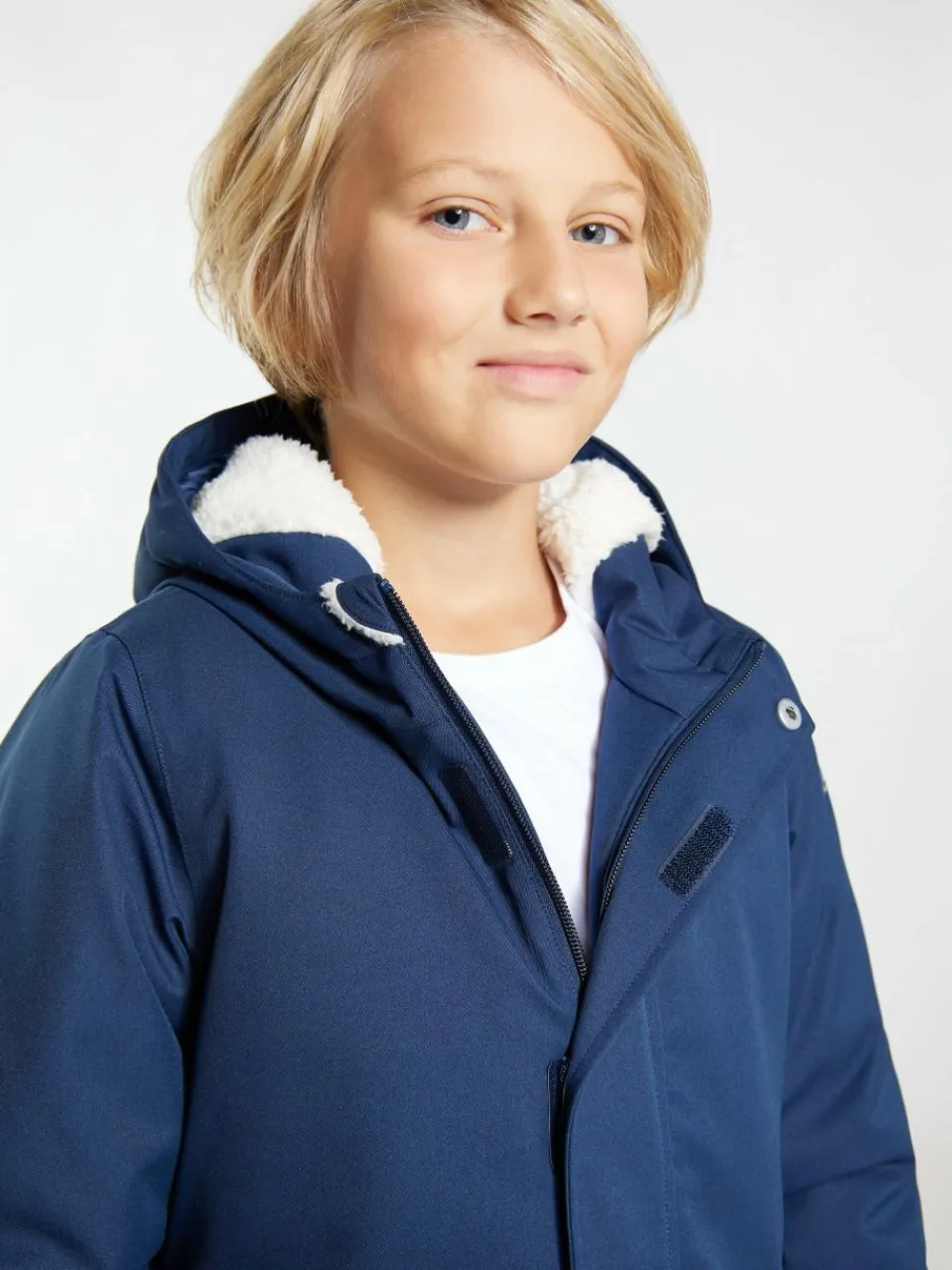 Schmuddelwedda Jungen<Jungs Anorak + Tagesrucksack - SET blau uni