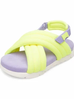 Camper Mädchen<Kids Sandalen - Oruga gelb uni