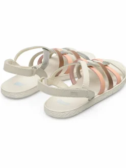 Camper Mädchen<Kids Sandalen - Twins weiß uni