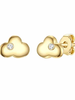 Glanzstücke München Jungen|Mädchen<Kinder Ohrstecker gold uni