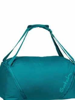 satch Mädchen<Kinder Reisetasche - Sporttasche petrol uni