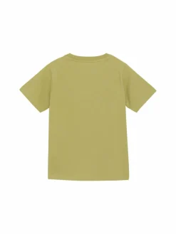 Minymo Jungen<Kinder Rundhalsshirt - MIT-shirt gelb gemustert