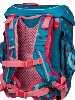 ergobag Jungen<Kinder Schulranzen - cubo light Set blau gemustert