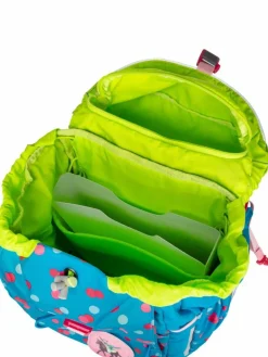 ergobag Jungen|Mädchen<Kinder Schulranzen - maxi Set blau uni