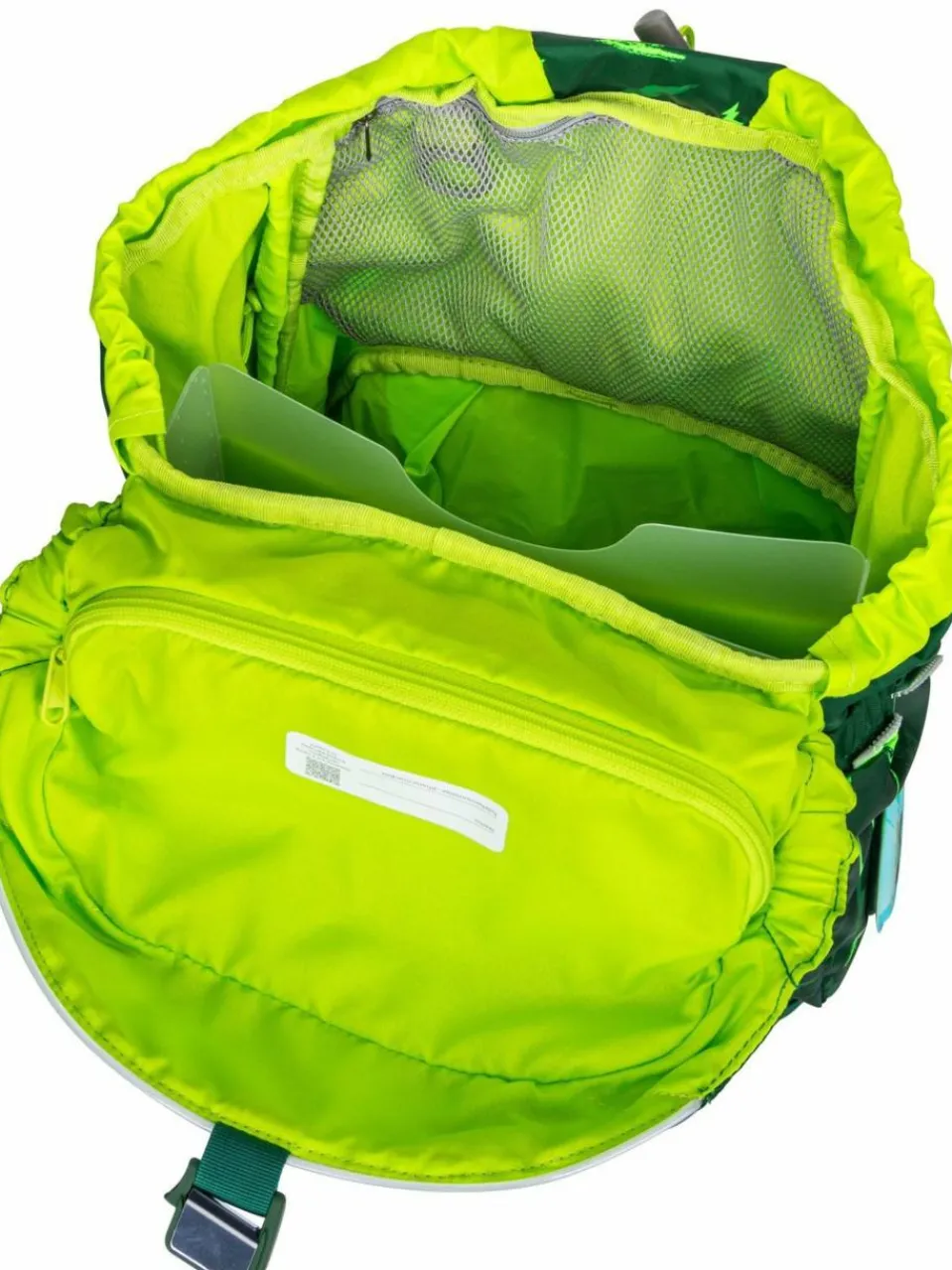 ergobag Jungen<Kinder Schulranzen - pack Set LUMI grün gemustert