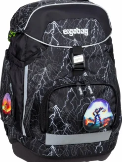 ergobag Jungen<Kinder Schulranzen - pack Set GLOW mehrfarbig gemustert