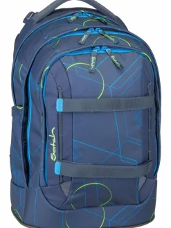 satch Jungen|Mädchen<Kinder Schulranzen - Pack blau uni