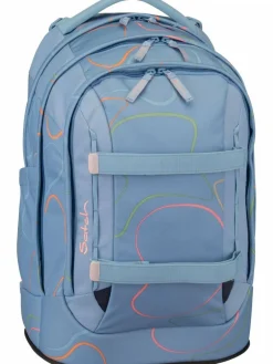 satch Jungen|Mädchen<Kinder Schulranzen - Pack blau uni