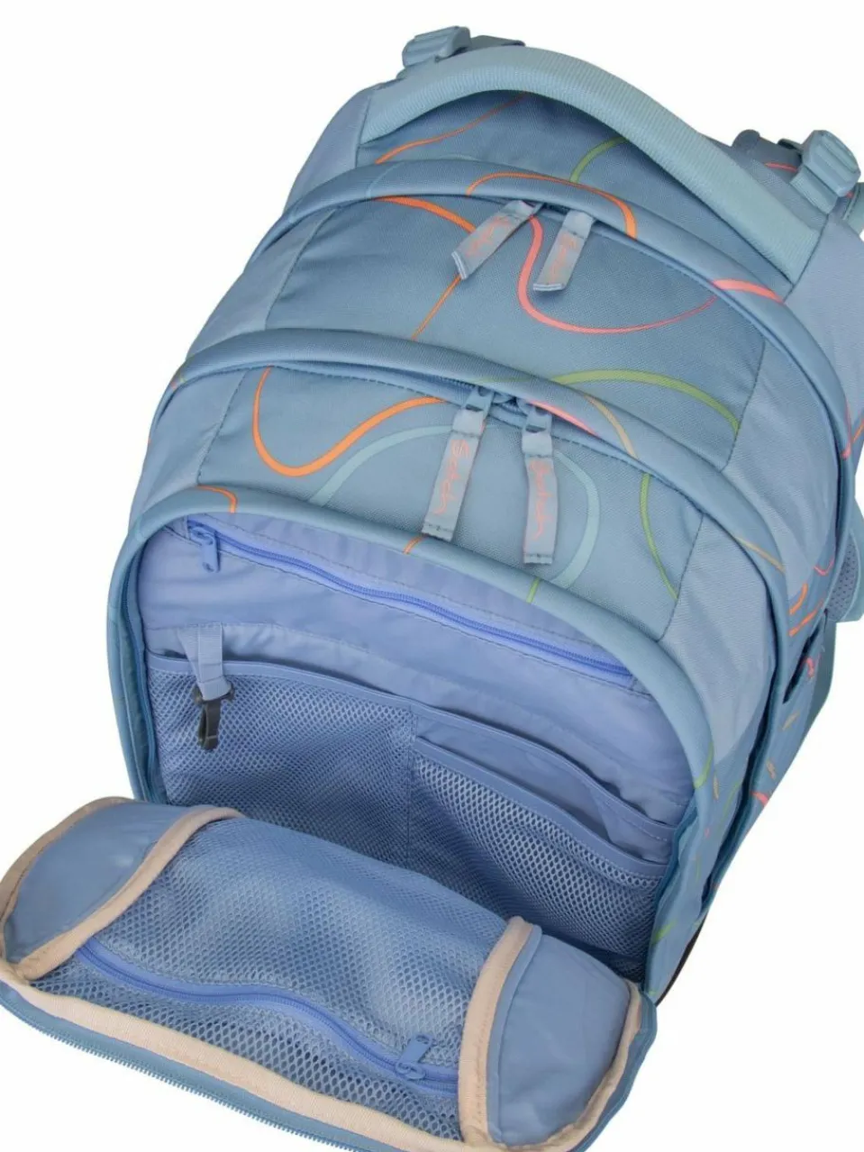 satch Jungen|Mädchen<Kinder Schulranzen - Pack blau uni