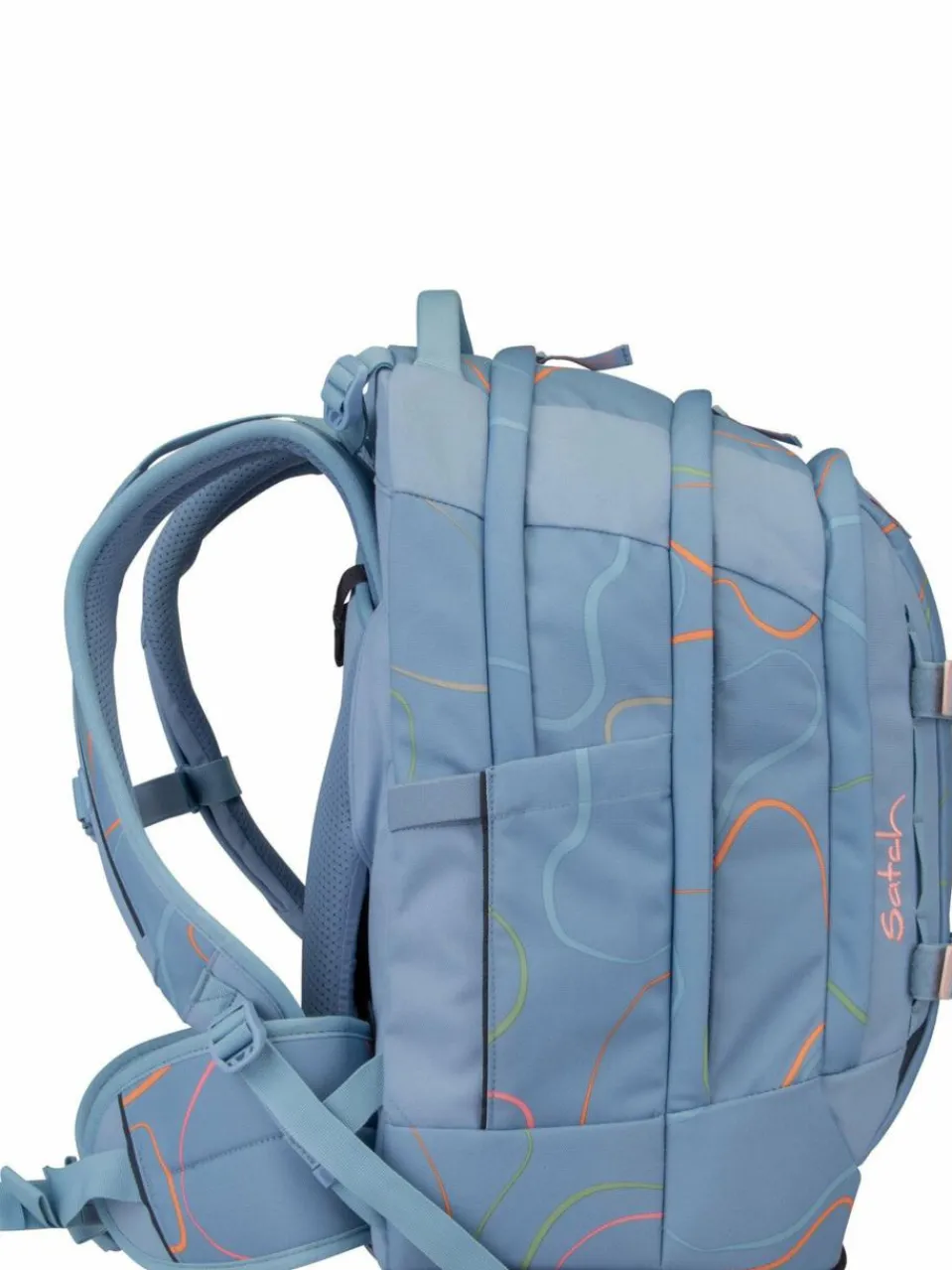 satch Jungen|Mädchen<Kinder Schulranzen - Pack blau uni