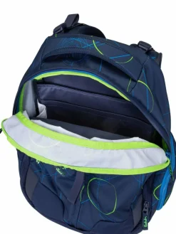 satch Jungen<Kinder Schulranzen - Match blau uni