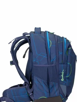 satch Jungen<Kinder Schulranzen - Match blau uni