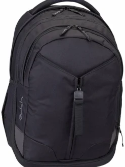 satch Jungen|Mädchen<Kinder Schulranzen - Match schwarz uni