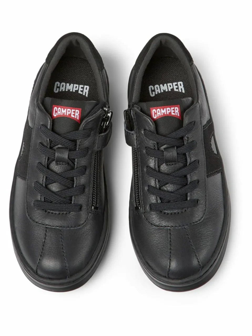 Camper Mädchen|Jungen<Kinder Sneaker - Runner Four Twins schwarz uni