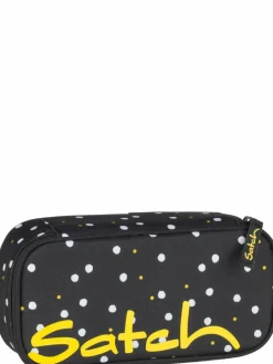 satch Jungen|Mädchen<Kinder Stifteetui - Schlamperbox schwarz gemustert