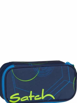 satch Jungen|Mädchen<Kinder Stifteetui - Schlamperbox blau uni