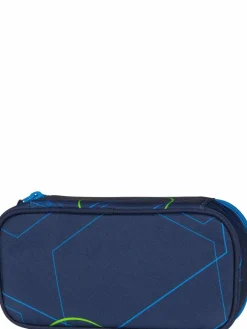 satch Jungen|Mädchen<Kinder Stifteetui - Schlamperbox blau uni