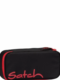 satch Jungen|Mädchen<Kinder Stifteetui - Schlamperbox schwarz uni