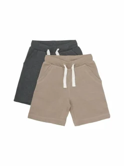 Minymo Jungen|Mädchen<Kinder Sweatshorts - MIBasic braun meliert