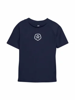 ColorKids Jungen|Mädchen<Kinder T-Shirt - Solid blau gemustert