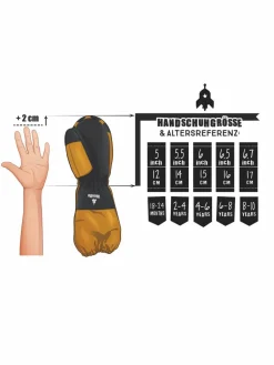 WeeDo Jungen|Mädchen<Kinder Unisex Handschuhe silber bedruckt