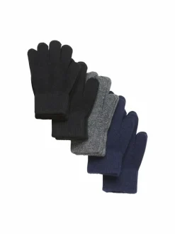 CeLaVie Jungen|Mädchen<Kinder Unisex Strickhandschuhe - CEMagic schwarz uni