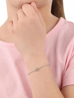 Prinzessin Lillifee Mädchen<Mädchen Armband silber uni