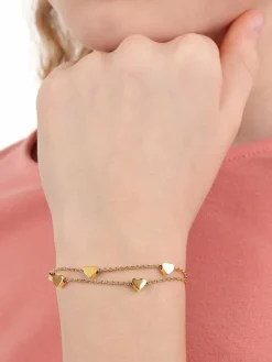 s.Oliver Mädchen<Mädchen Armband gold uni