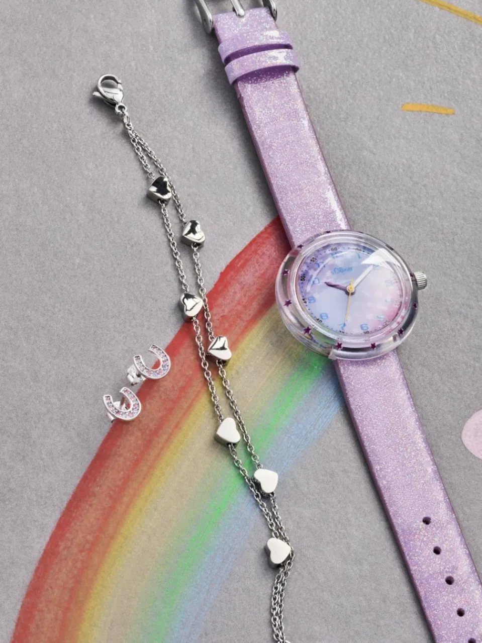 s.Oliver Mädchen<Mädchen Armband gold uni