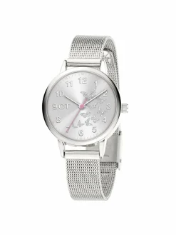 Cool Time Mädchen<Mädchen Armbanduhr silber uni