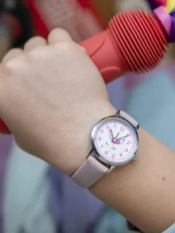 Cool Time Mädchen<Mädchen Armbanduhr rosa uni