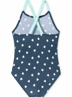 Schiesser Mädchen<Mädchen Badeanzug - Aqua Kids Girl marine bedruckt