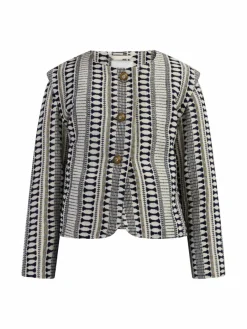 IZIA Mädchen<Mädchen Blazerjacke marine gemustert