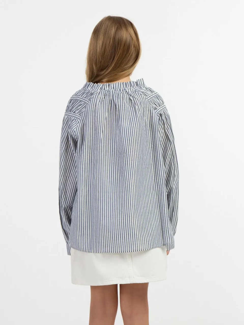 Dreimaster Mädchen<Mädchen Bluse marine gestreift