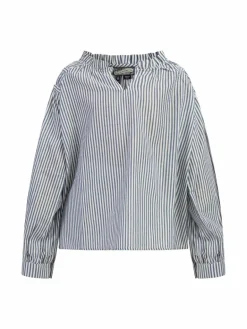 Dreimaster Mädchen<Mädchen Bluse marine gestreift