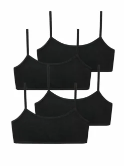 Schiesser Mädchen<Mädchen Bustier - 95/5 Organic Cotton schwarz uni