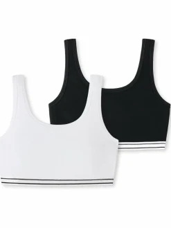 Schiesser Mädchen<Mädchen Bustier - 95/5 Organic Cotton mehrfarbig uni